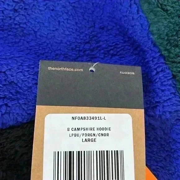 The North Face Boy’s Fleece Hoodie, Large (Size 12) - Picture 9 of 9